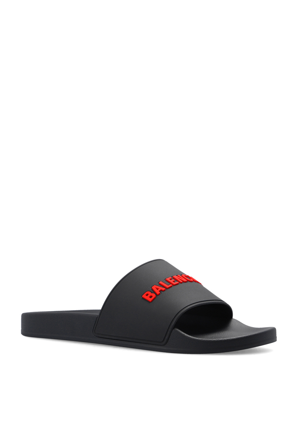 Balenciaga slides discount red and black